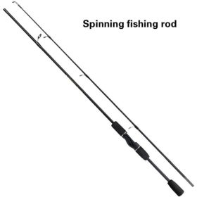 Casting Spinning Fishing Rod 6 Ft UltraLight Carbon Fiber Rod Pole (Option: Defaulttitle)